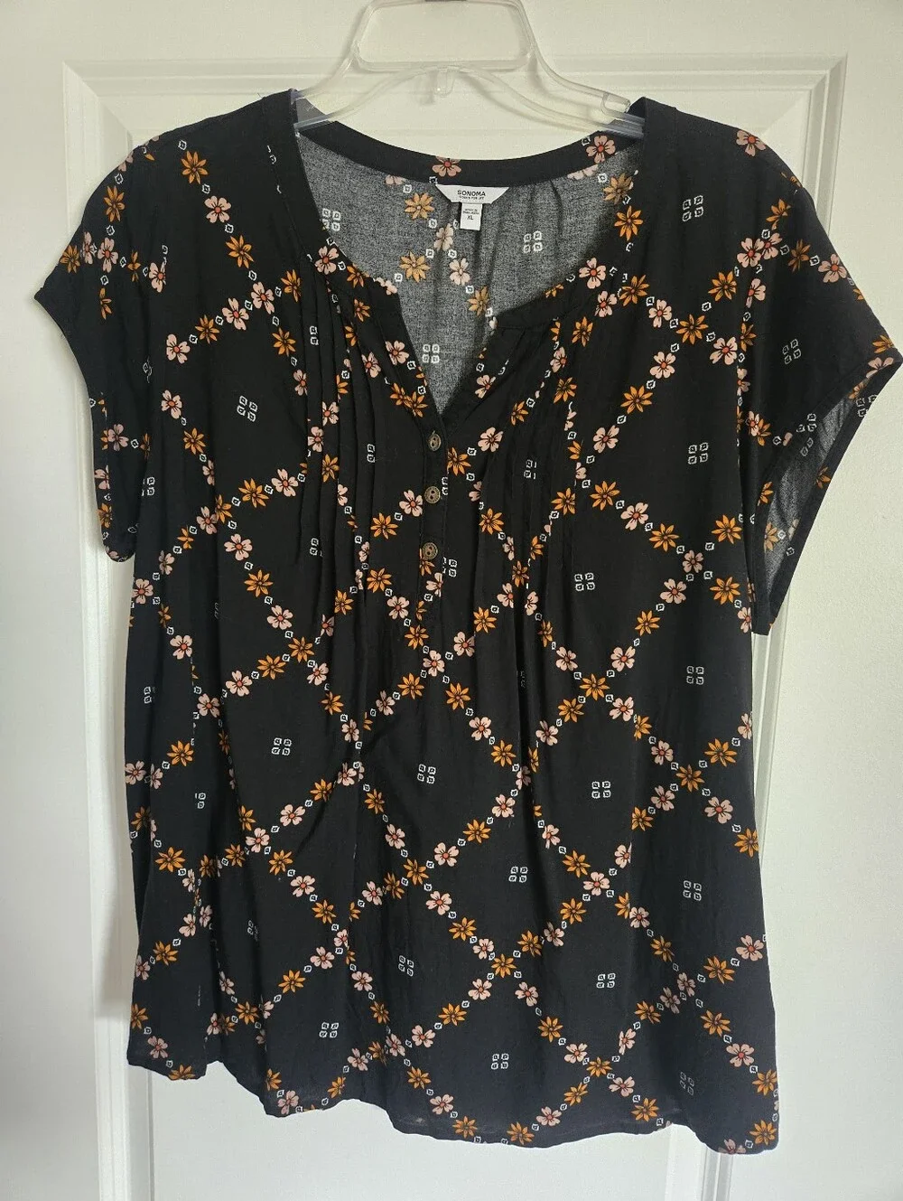 Sonoma Goods for Life black blouse Size XL - Picture 1 of 5